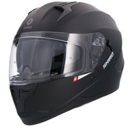 1 x RAW Customer Returns Shiro HEMETS SH-667 Trueno Matte Black Full Face Helmet with Solar Goggles M  - RRP €89.0