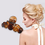 1 x Brand New VOCOSTE Claw Clip Hair Accessories Barrette No Slip Grip Plastic for Women Girls Brown 3.94  - RRP €18.0