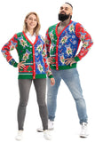 1 x Brand New LOOK UGLY TODAY Ugly Christmas Sweater for Men - Santa, Reindeer, Elf, Santa Stones, L - RRP €29.99