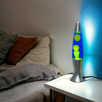 1 x RAW Customer Returns Signes Grimalt - Table lamp Lava 40 cm blue-yellow 83627 - RRP €39.95