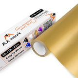 1 x RAW Customer Returns MA Maark vinyl film plotter gold matt 30x305 cm - plotter film vinyl with PET carrier for easy cutting and weeding - RRP €12.54