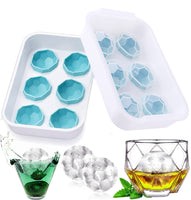 14 x Brand New Ice cube mold silicone balls, HPYLIF H ice cube container with lid, ice cube mold silicone for 6 cm large, BPA free, easy removal of the ice cubes, silicone ice cube mold - RRP €233.38