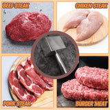 1 x RAW Customer Returns FxindX Meat Hammer, Meat Tenderizer Made of Stainless Steel, Steak Tenderizer Stainless Steel, Kitchen Knocking, Steak Hammer, Meat Tenderizer, Make Soft Schnitzel Steak Chicken Pork Mutton - RRP €15.12