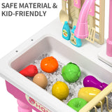 1 x Brand New Kids Play Sink Kitchen Toys, Kitchen Play Food Toys for Girls Play Sink with Running Water for Toddlers Kids Boys Girls 3 4 5 6 Years Old - RRP €42.99