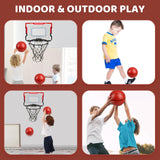 5 x Brand New Jacootoys Indoor Basketball Hoop for Kids and Adults, Mini Basketball Hoop for Door with 2 Balls, Room Basketball Hoop Over the Door, Mini Hoops Basketball Toys for Kids Boys - RRP €180.0