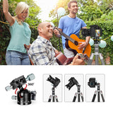 1 x RAW Customer Returns Koolehaoda Panorama Ball Head, 36 mm Ball Diameter Double Panorama Tripod Head 360 Rotatable with 1 4 Screw Quick Release Plate for Tripod, DSLR, Camcorder, Max. Load 15kg - E2H2 - RRP €45.2