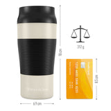 1 x RAW Customer Returns Thermo mug coffee mug to-go stainless steel - 360ml thermo drinking cup leak-proof BPA-free 4h hot - 8h cold vacuum insulated Tea coffee to go travel mug cup cafe insulated mug thermos mug - RRP €23.18