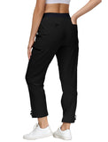 1 x RAW Customer Returns MoFiz women s jogging pants hiking pants lightweight cargo pants waterproof trekking pants outdoor work pants climbing pants black M - RRP €31.75