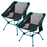 1 x RAW Customer Returns FBSPORT Camping Chairs Set of 2 Foldable Camping Chair Ultralight Lightweight up to 150 kg, Folding Chair with Carry Bag for Outdoor Beach Hiking Picnic Fishing - RRP €69.99