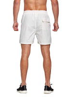 1 x RAW Customer Returns Tansozer swim shorts men s swimming trunks men s shorts short pants men s quick-drying swimming trunks men s board shorts with drawstring white M - RRP €26.99