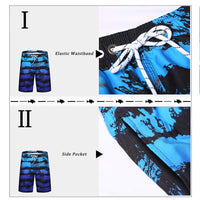 1 x RAW Customer Returns APTRO Men s Swim Trunks Leisure Shorts Casual Fashion Holiday Beach Shorts Summer with Inner Briefs Blue 803 S - RRP €23.1