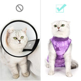 1 x RAW Customer Returns LIANZIMAU Cat Bodysuit After Surgery Castration Cat Bodysuit After Surgery Bodysuit for Cats Clothes Medical Cat Bodysuit Cat Suit After Surgery Anti-Leak Suit Pet Recovery Collar Alternative - RRP €13.99