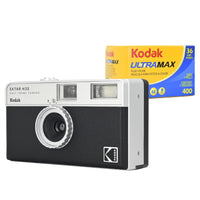 1 x RAW Customer Returns KODAK EKTAR H35 Half-Frame Film Camera Kit with Kodak Ultramax 400 36exp Roll Film Black  - RRP €70.58