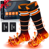 1 x RAW Customer Returns Heated Socks, 2024 New 5v 5000mAh Rechargeable Heated Sock, 65 Max - For Men Women Foot Warmer, Outdoor, Home, Camping, Hiking, Ski Hunting - RRP €39.34