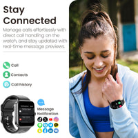 1 x RAW Customer Returns TOZO S4 AcuFit One Smartwatch Women Men Bluetooth Call Fitness Watch with 1.78 Touchscreen Heart Rate Sleep Monitoring IP68 Waterproof Workout for iOS and Android - Black - RRP €63.98