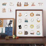 1 x Brand New Qpout 122PCS Cute Cat Stickers - RRP €20.4