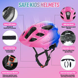 1 x RAW Customer Returns Children s helmet, RaMokey children s bicycle helmet, bicycle helmet boys, bicycle helmet girls, children s helmet from 4 years helmet with visor, adjustable children s bicycle helmet 48-56CM  - RRP €29.1