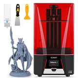 1 x RAW Customer Returns ELEGOO Saturn 2 3D Printer UV Light Curing LCD MSLA Resin 3D Printer with 10 Inch 8K Monochrome LCD, Air Purification, Large Print Size of 219x123x250mm - RRP €495.76