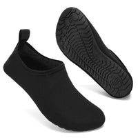 1 x Brand New Beach Shoes Men Women Beach Water Shoes Diving Shoes for Water Sports Swimming Yoga Breathable Non-Slip Bath Shoes XBL Black,42 43 EU  - RRP €19.08