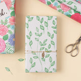 1 x RAW Customer Returns Holijolly Floral Gift Wrap Roll - Mini Roll - Rose Daisy Leaf for Mother s Day, Birthday - 17 x 120 - 3 Rolls 42.5 sq.ft.ttl.  - RRP €12.95