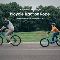 1 x RAW Customer Returns Bicycle tow rope for children, 2.5 m bicycle traction rope, parent-child pull rope tow rope traction rope, load capacity 500 lbs for children s MTB bike 2.5 m, one size  - RRP €23.8