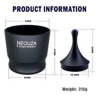 1 x RAW Customer Returns NEOUZA Espresso Dosing Cup, Aluminum Alloy Dosing Funnel Compatible with 51mm 58mm Portafilter for Coffee Grinder, Splash Proof 51 and 58mm, Universal  - RRP €15.99