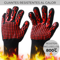 18 x Brand New Clamber BBQ Gloves Heat Resistant up to 800 with Non-Slip Silicone Coating Food Grade Ideal for Kitchen, Oven, Grill, Fireplaces, Microwave . CE Certification - RRP €302.22