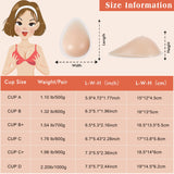 1 x RAW Customer Returns Windsleeping 1 pair of silicone teardrop breast forms, silicone breasts, breast form, breast forms, false breasts, artificial mastectomy prosthesis, transvestites, crossdressers, C cup - RRP €45.59