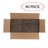 1 x RAW Customer Returns EYMPEU 20.3X15.3X10.2cm Cardboard Boxes with Lid for Package Shipping, 40 Pack, Kraft Paper Boxes for Gift or Packaging, White - RRP €29.99