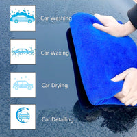 10 x Brand New Ticfly 1 Piece 500GSM Microfibre Cloth, Car Drying Cloth, Polishing Cloths with High Absorption and Resistance for Cleaning Cars and Motorcycles, 60x90CM - RRP €228.0