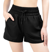 1 x RAW Customer Returns Kefiyis Women s Shorts Quick Drying High Waist Swimsuit Shorts with Pocket - RRP €21.5