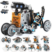 2 x RAW Customer Returns KIDWILL Stem Kit 14 in 1, Educational Robot Toys, Solar Powered Construction - Robotic Set for Kids, Teens and Science Lovers - RRP €40.32