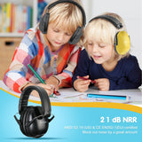 1 x RAW Customer Returns ProCase Hearing Protection Children Noise Protection Headphones Earmuffs Hearing Protection NRR 21dB Earmuffs 3-12 Children Sound Protection Headphones Foldable with Adjustable Headband Noise Cancelling - Black - RRP €15.12