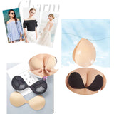 8 x Brand New LIBAIJIAAZQH Adhesive Bra Push Up, Strapless Bra, 2 Pack Backless Bra and 2 Nipple Pads, Reusable Invisible Self-Adhesive Bra for Evening Dress Wedding Dress Backless Clothing. - RRP €166.56