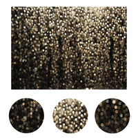 1 x RAW Customer Returns LYWYGG 7x5FT Gold and Black Bokeh Spots Photography Backdrop Abstract Backdrop for Selfie Birthday Party Pictures Vintage Astract Glitter Dot Studio Props Photography Backdrop CP-215 - RRP €17.99