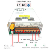 1 x RAW Customer Returns Lianshi transformer AC-DC 0-80V adjustable 6A480W current voltage dual digital display DC regulated switching power supply adapt to DC speed control motor, scientific research test - RRP €56.46