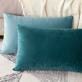 1 x RAW Customer Returns MIULEE Pack of 2, Pure Soft Decorative Sofa Cushion Cover Pillow Case Set Pillow Case for Sofa Bedroom Car Teal 18 x 18 inch 45 x 45 cm - RRP €15.99