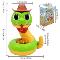 1 x RAW Customer Returns HENGBIRD Electric Rattlesnake Tricky Toy, Scary Interactive Horror Prank Toy Funny Reaction Game for Fun and Excitement Ages 4 and Up 2-4 Players  - RRP €20.49