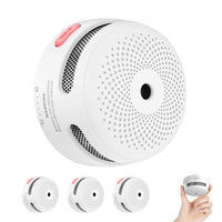 1 x RAW Customer Returns X-Sense Mini Smoke Detector Photoelectric smoke detector with LED display, mute button and 10-year battery, XS01, set of 3 - RRP €38.66