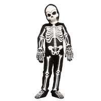 1 x RAW Customer Returns Spooktacular Creations Fierce 3D Skeleton Costume Set for Kids Halloween Dress Up, Role-Play, Carnival Cosplay Medium 8-10 yrs  - RRP €28.99