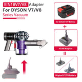 3 x RAW Customer Returns TEPULAS 2 IN 1 Battery Adapter for Dyson V7 V8, for Einhell 18V Lithium Battery Converted to for Dyson V7 V8 Series Vacuum Cleaner Animal Absolute Fluffy Hepa Cordless Stick - RRP €59.55