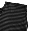 1 x RAW Customer Returns ELFIN Women s T-Shirt Short Sleeve Stripe Shirt Summer Top Casual Blouse Tops Basic Tee - RRP €20.16