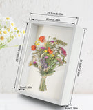 1 x RAW Customer Returns 3D picture frame 23 x 32 cm, picture frame deep 6 cm for objects up to 6 cm, deep frame with transparent glass frame object frame for wall hanging or desktop white  - RRP €19.04