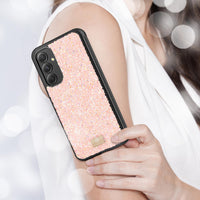 1 x RAW Customer Returns BEZ Phone Case for Samsung Galaxy A54 5G Case Glitter, Sparkle Diamond Crystal Bling Case with Bling Co. Series for Samsung A54 5G, Flamingo Pink - RRP €20.4