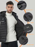 1 x RAW Customer Returns TAJARLY Heated vest for men and women, heated vest with QC 3.0 14400 mAh battery, 6 heating zones and 3 heating levels, electric heated warm vest for outdoor motorcycle camping - RRP €93.58