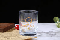 8 x Brand New Men s 40th Birthday Gift, 1983 Whiskey Glass, Decorative Gift to Celebrate Men s 40th Birthday Party, Whiskey Glass for 40th Father, Husband, Boyfriend, Vintage Style Whiskey Glass, 11oz 1983  - RRP €163.2