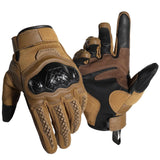 1 x RAW Customer Returns WTACTFUL Motorcycle Gloves Men Women, Touchscreen Motorcycle Gloves Men for Motorcycle Racing, Tactical Gloves, Mountain Bike Cycling, Motorcycling, Motocross, Cycling Gloves Brown S - RRP €28.22