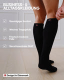 1 x RAW Customer Returns DANISH ENDURANCE Soft Knee High Socks for Men Women, Knee High Socks, 3 Pack Navy Blue, 39-42  - RRP €25.94