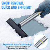 2 x Brand New ENONEO Professional Car Ice Scraper, 3 in 1 Removable Snow Brush Ice Scraper Car Windshield Scraper Ice Scraper Ice Scraper Ice Scraper for Windshield - RRP €14.74