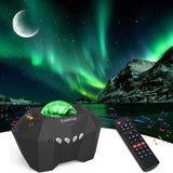 1 x RAW Customer Returns Cadrim Starry Sky Projector, LED Star Projector Northern Light Lamp with Remote Control Starry Star Moon for Party Christmas Halloween Gifts - RRP €40.33